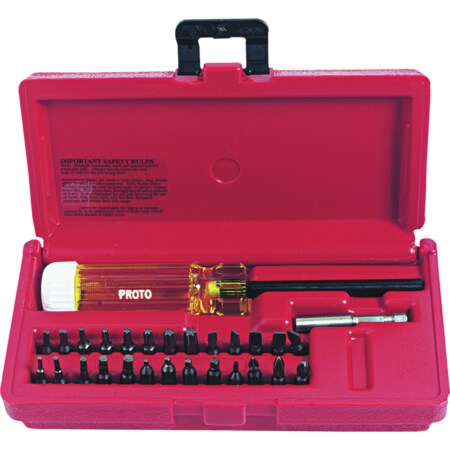 Stanley Proto J61929 28 Piece Magnetic Screwdriver Bit Set J61929